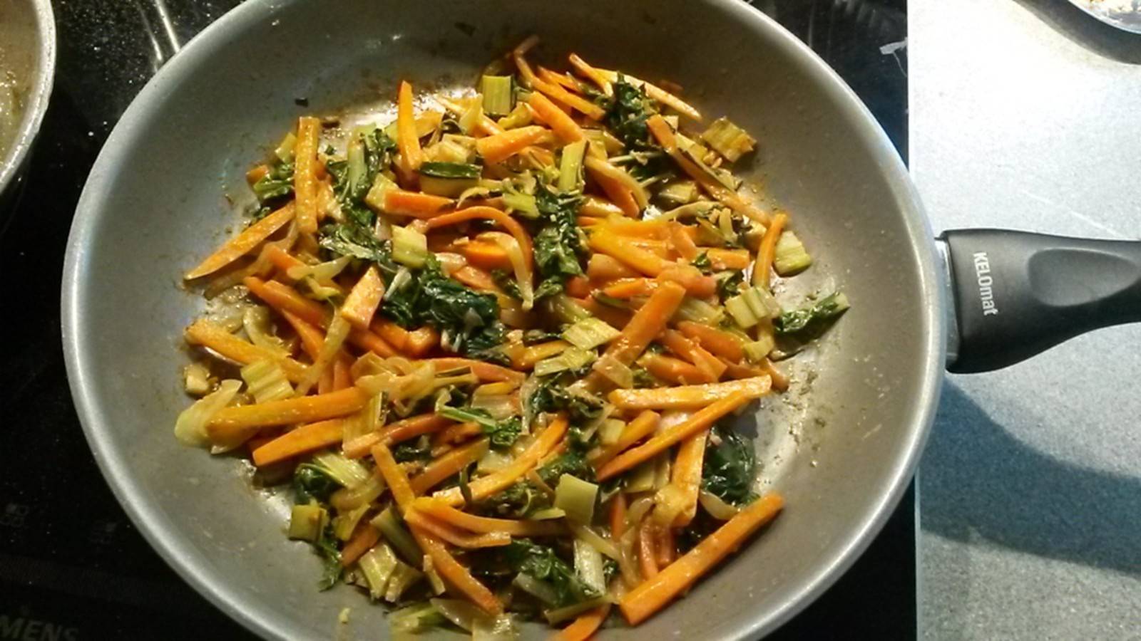 Mangold-Karotten-Gemüse