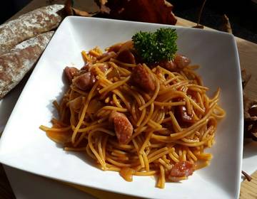 Spaghetti-Eintopf