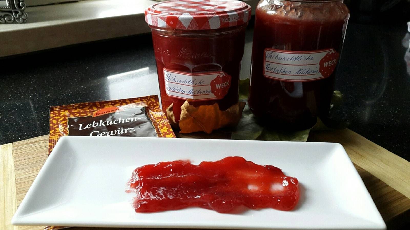 Weihnachtliche Zwetschken-Nektarinen-Marmelade Rezept - ichkoche.de