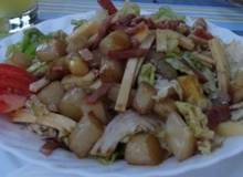 Rindfleischsalat mit Schwarzwurzeln Rindfleischsalat mit Schwarzwurzeln