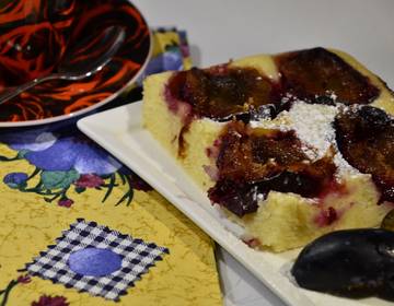 Topfen-Ölteig-Kuchen mit Zwetschken Topfen-Ölteig-Kuchen mit Zwetschken