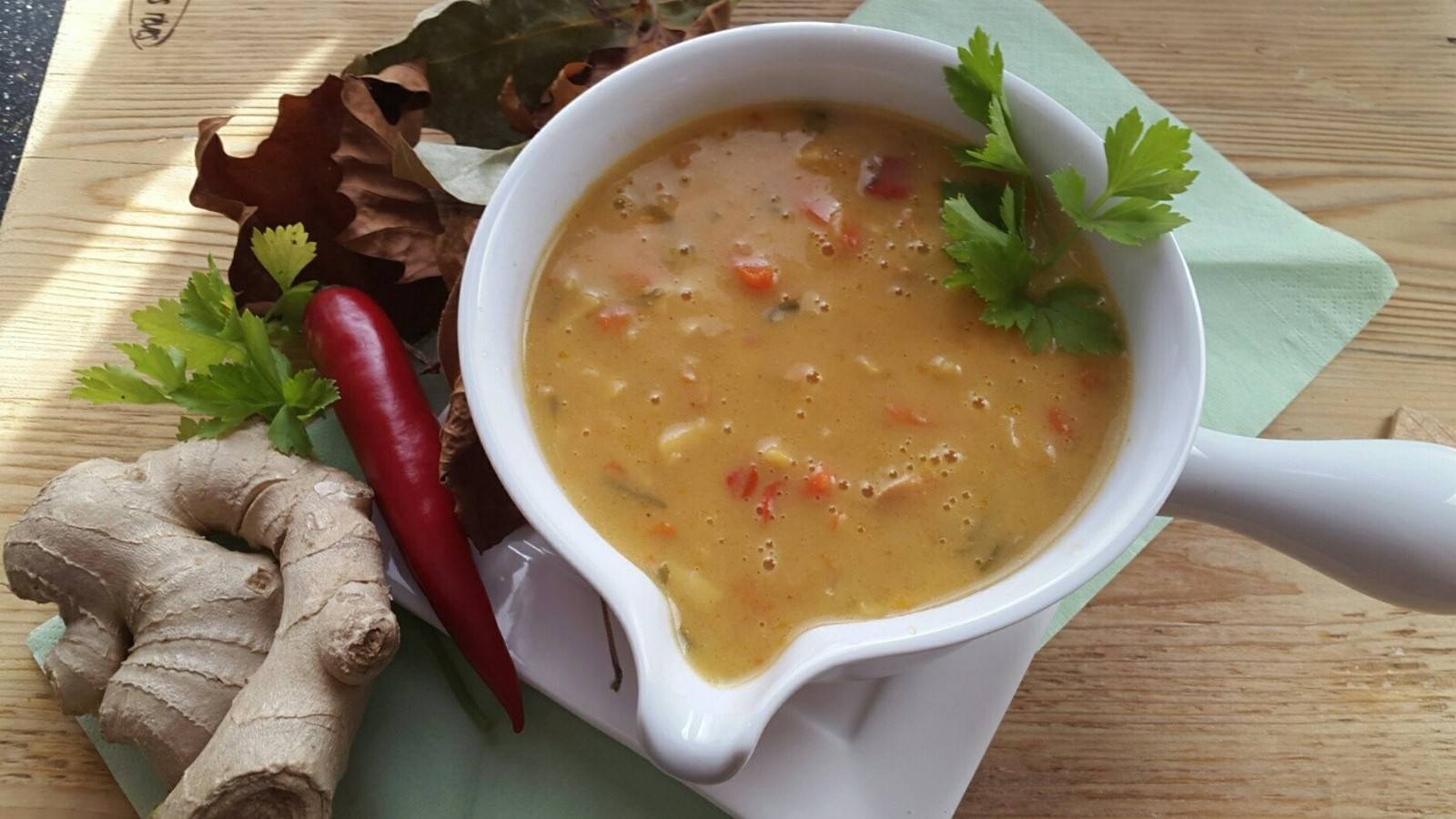 Indische Currysuppe Rezept - ichkoche.ch