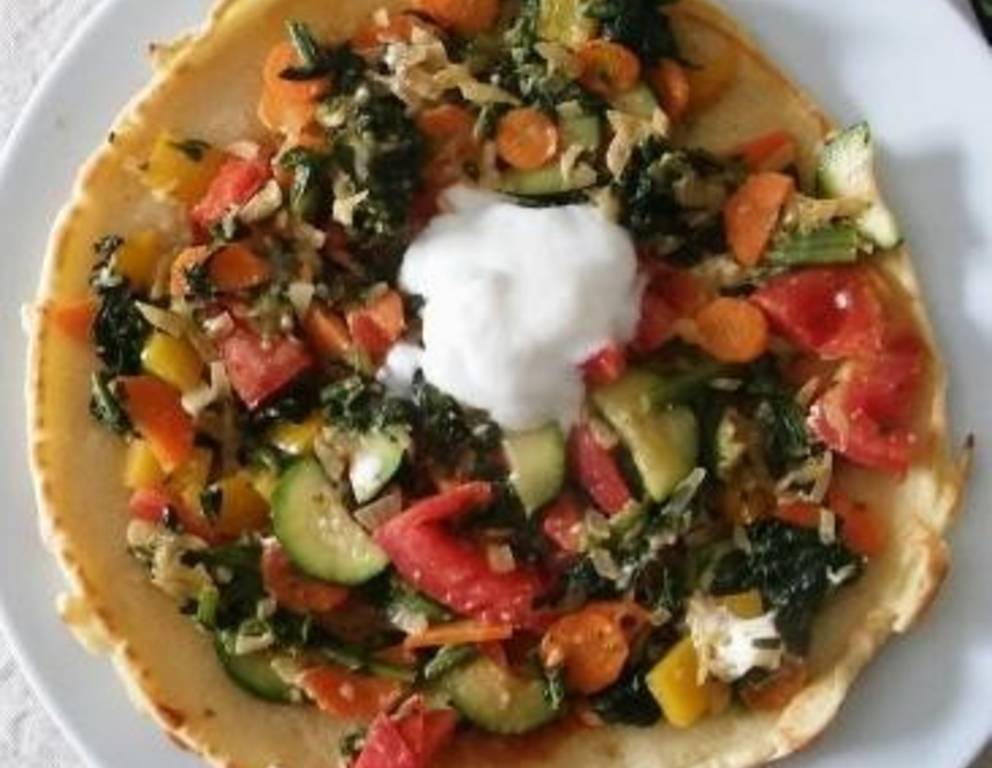 Gemüsepalatschinke Gemüsepalatschinke