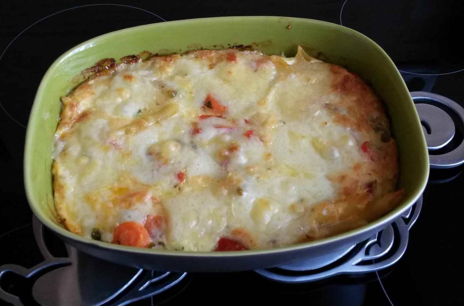 Gemüse-Nudel-Auflauf Rezept - ichkoche.de