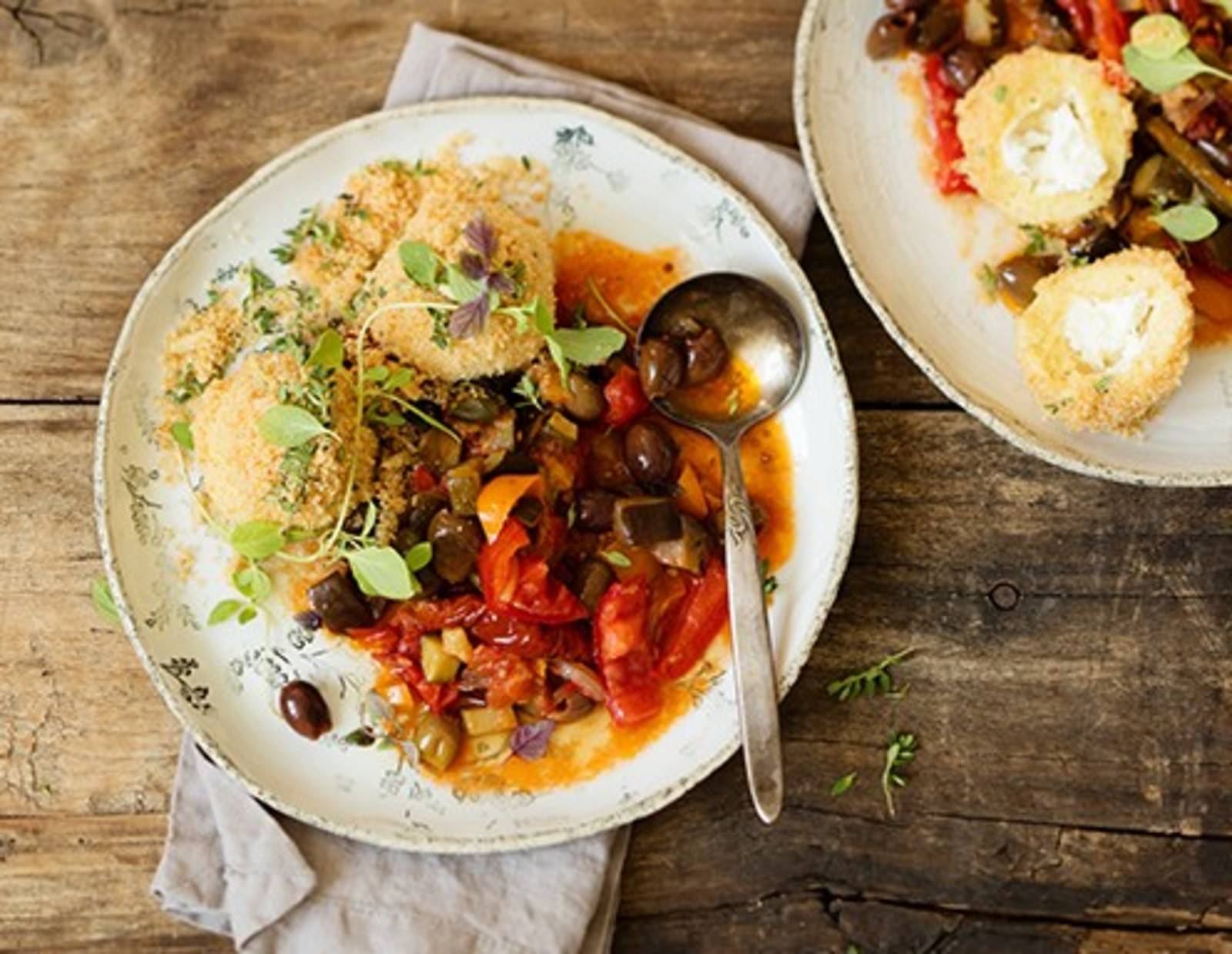 Grießknödel mit Fetafülle