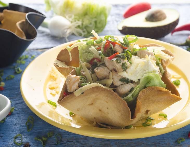 Tacos mit Puten-Avocado-Füllung Tacos mit Puten-Avocado-Füllung