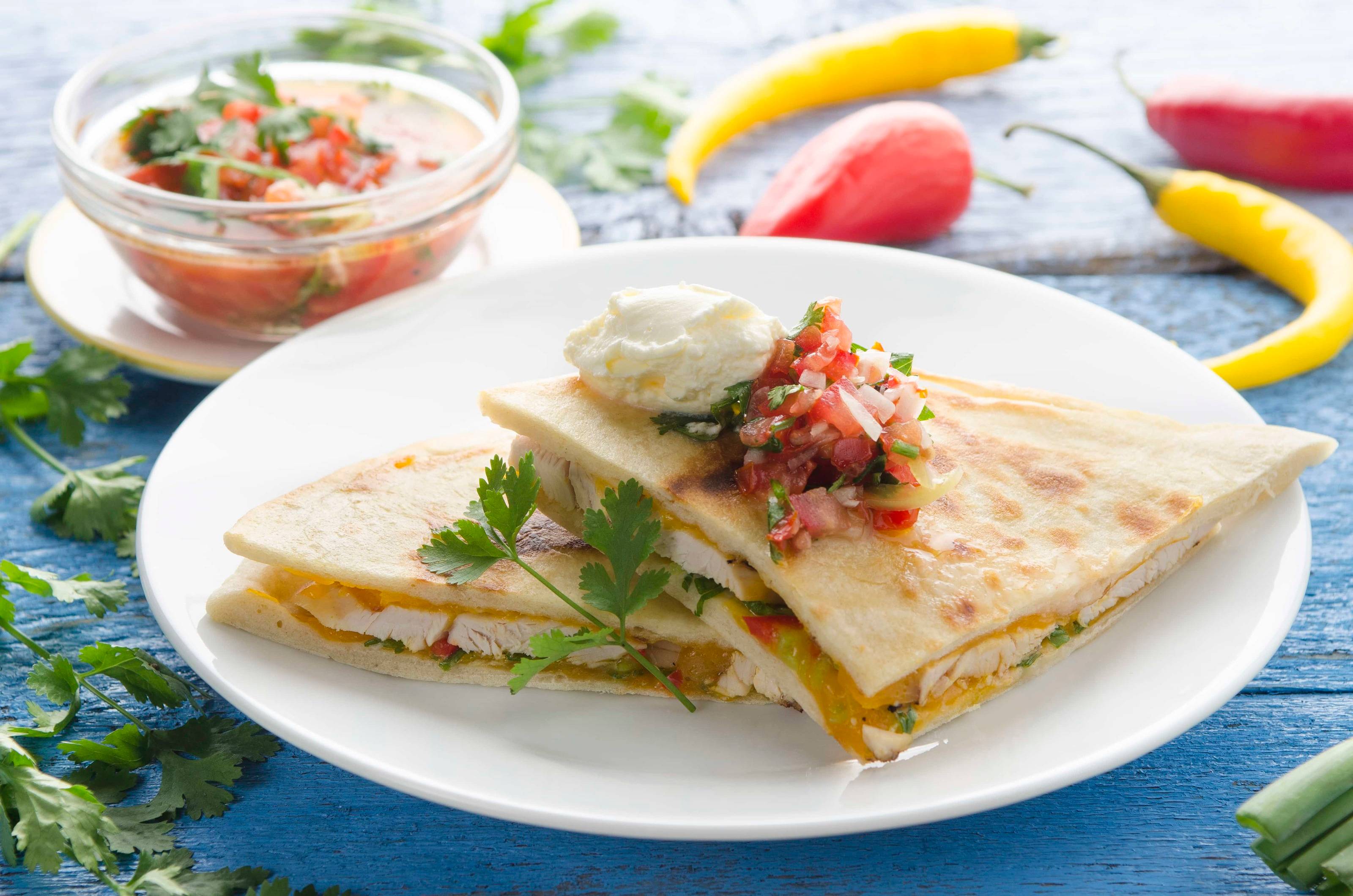 Scharfe Quesadillas Rezept