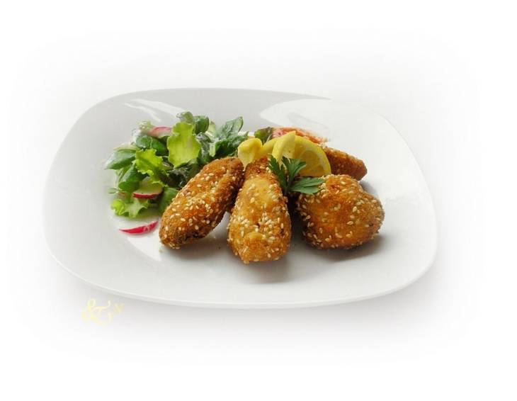 Chicken Wings in der Sesamkruste Chicken Wings in der Sesamkruste