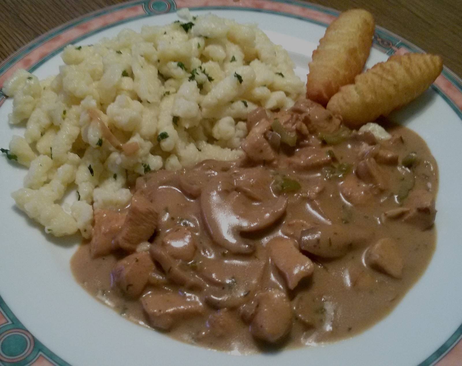 Schweinsgeschnetzeltes mit Pilzen Rezept - ichkoche.de