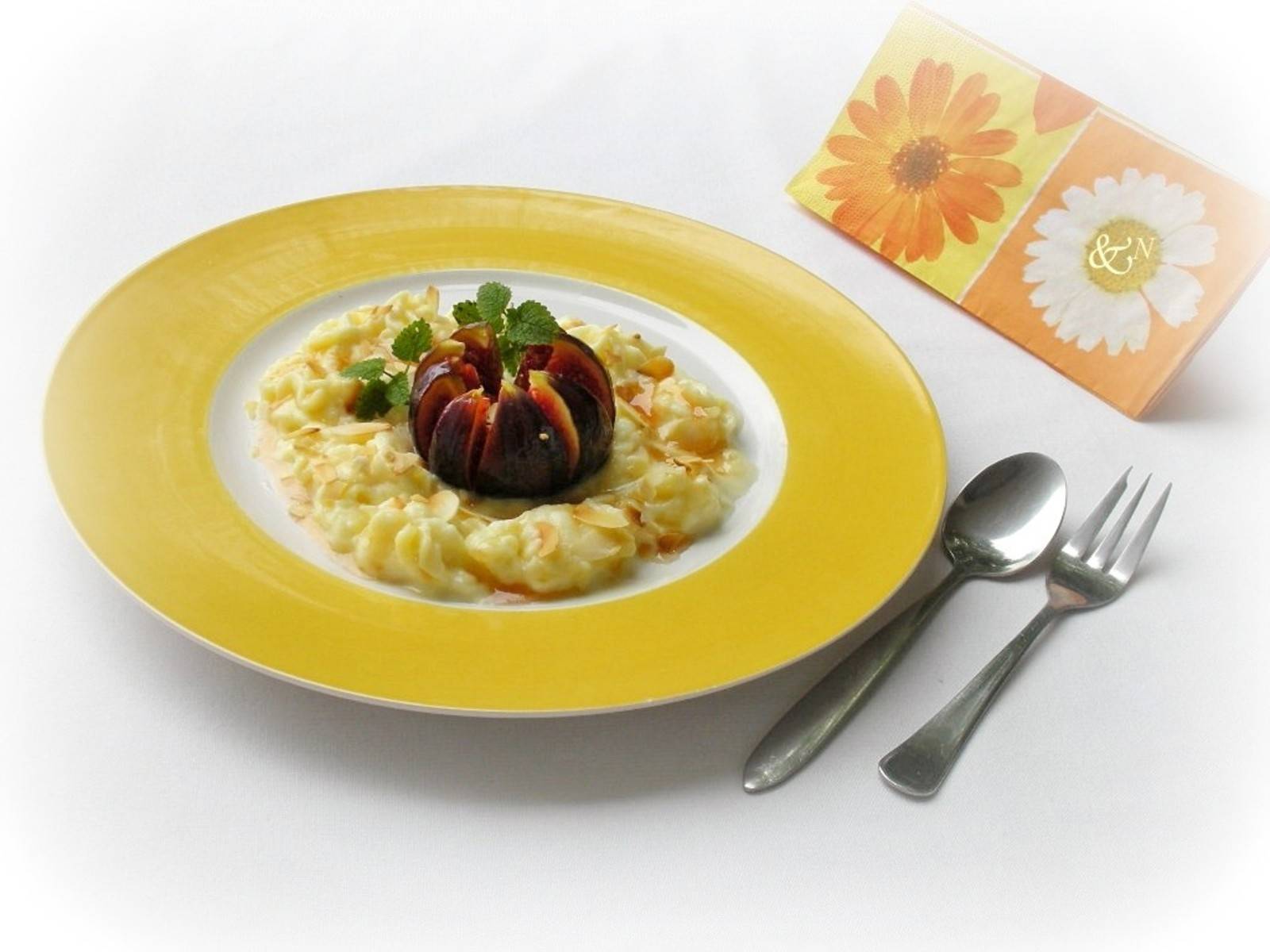 Gebratene Feigen mit Vanillesauce Rezept - ichkoche.at Gebratene Feigen mit Vanillesauce Rezept - ichkoche.at