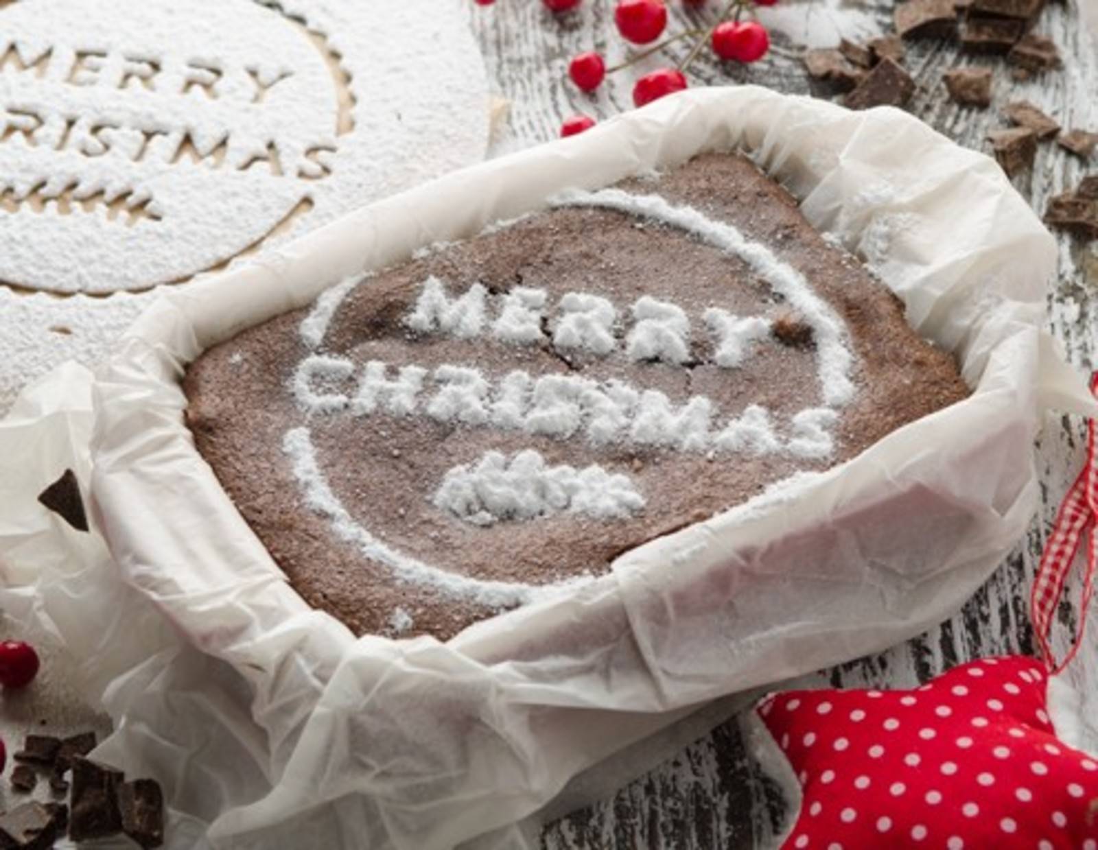 Weihnachtsbrownies Rezept