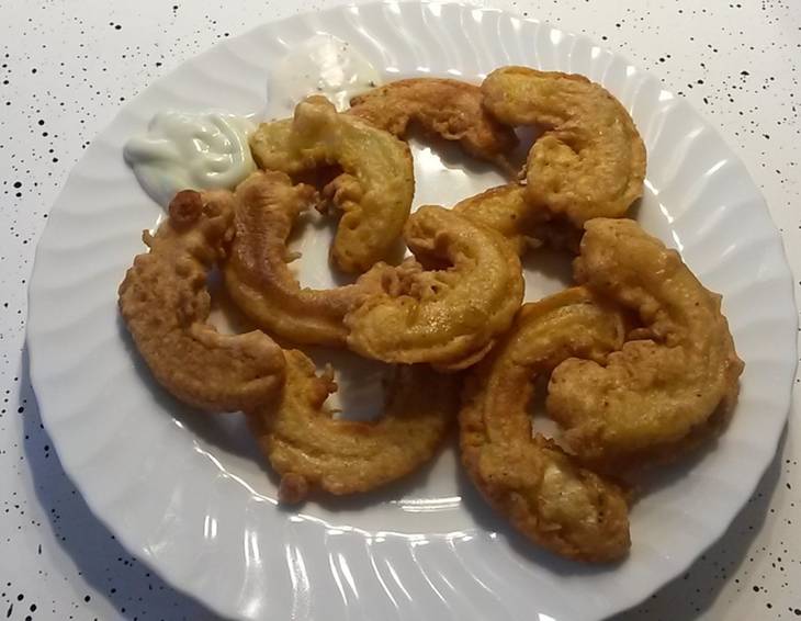 Kürbis in Bierteig Kürbis in Bierteig