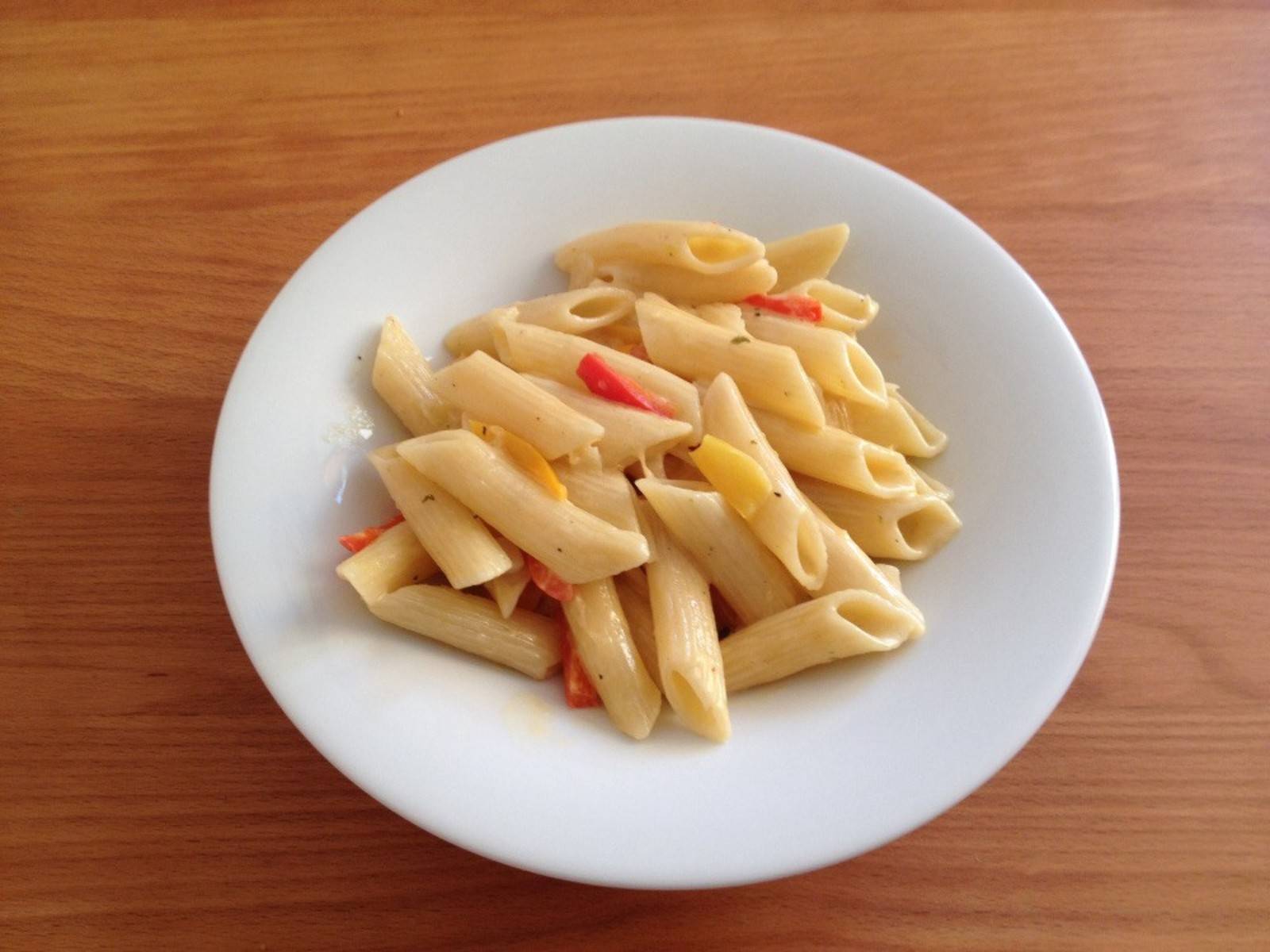 Penne mit Paprika-Rahmsauce