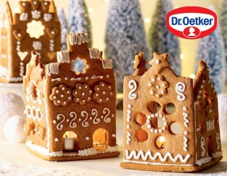 Lebkuchen-Teelicht-Häuschen Lebkuchen-Teelicht-Häuschen