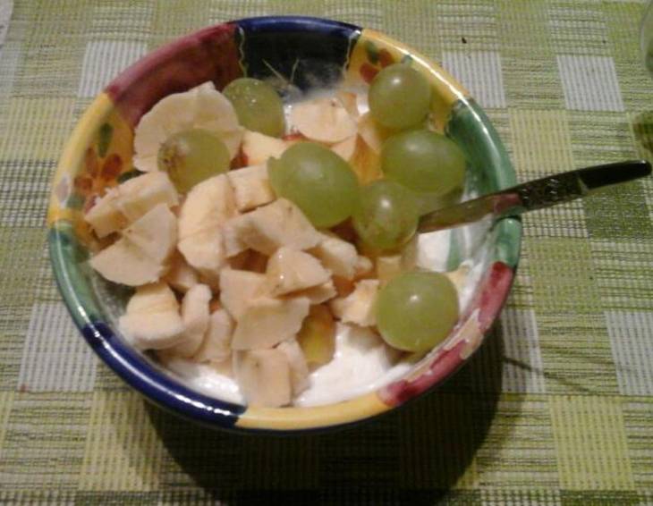 Topfensnack mit Früchten Topfensnack mit Früchten