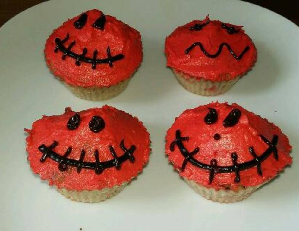 Halloween Kürbis Cupcakes Halloween Kürbis Cupcakes