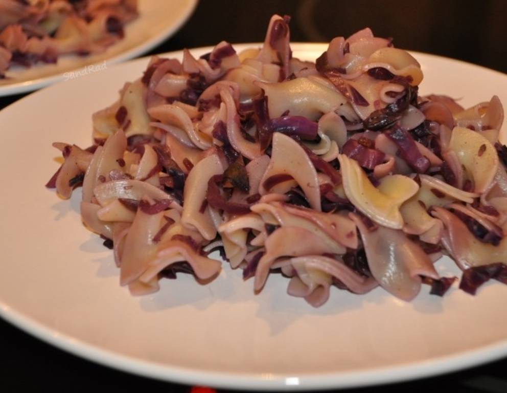 Rote Krautfleckerl Rote Krautfleckerl