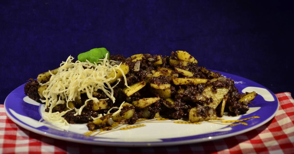 Blutwurstgröstl Rezept ichkoche.at