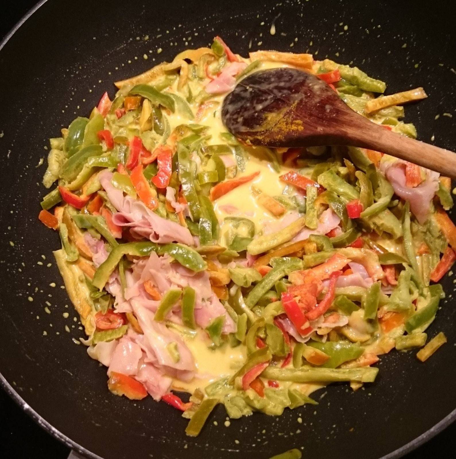 Paprika-Curry Pfanne Rezept - ichkoche.ch Paprika-Curry Pfanne Rezept - ichkoche.ch