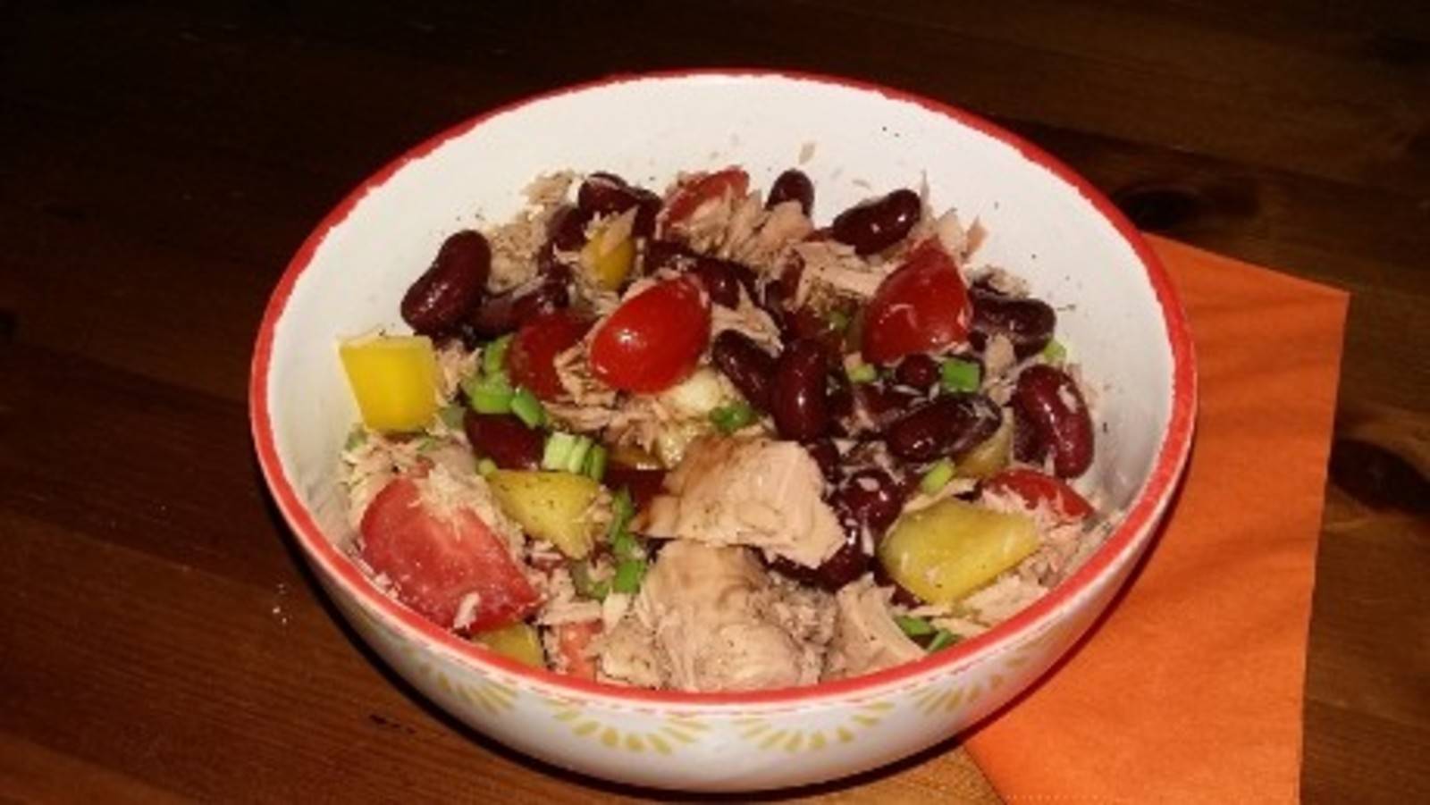 Thunfisch-Bohnensalat