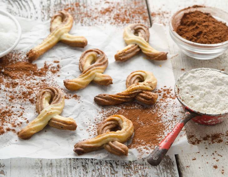 Zimt-Orangen-Schleifen Zimt-Orangen-Schleifen