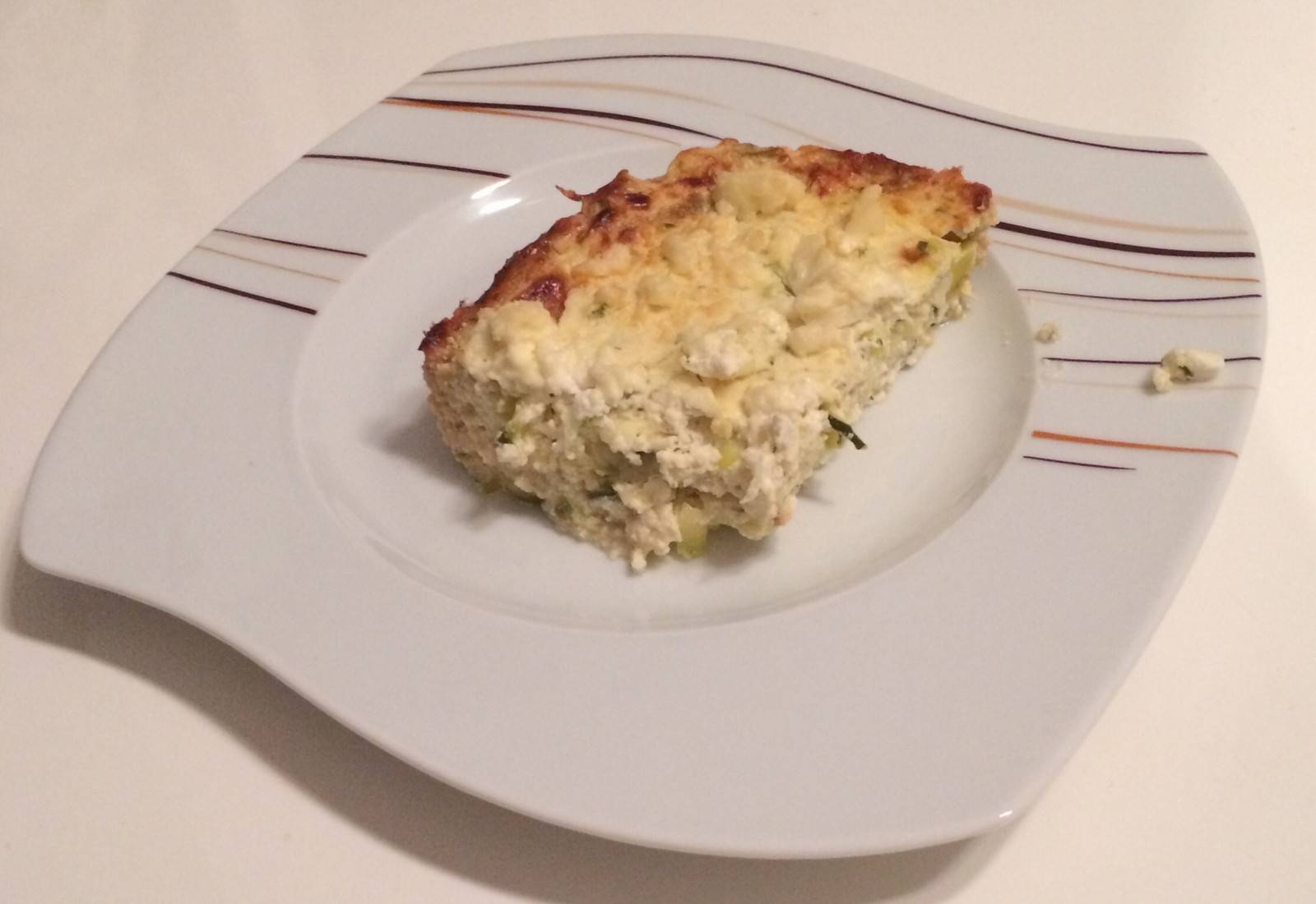 Pikanter Zucchinikuchen