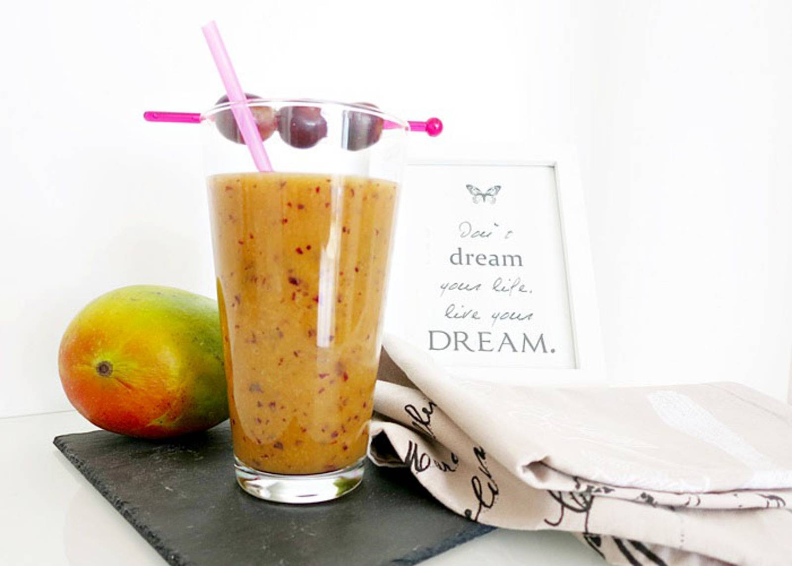 Mango-Trauben Smoothie