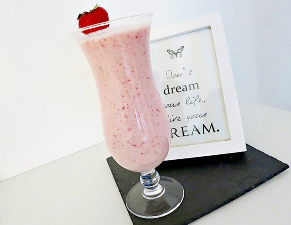 Erdbeer-Melonen Shake Erdbeer-Melonen Shake