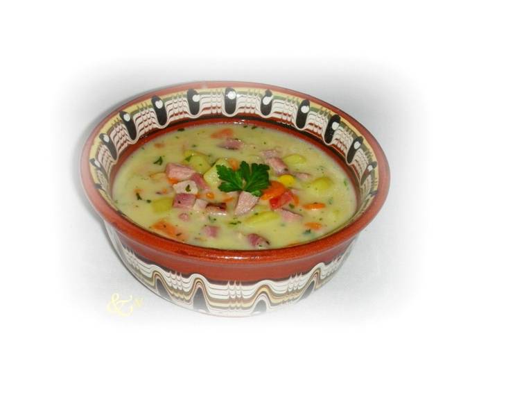 Selchfleisch-Gemüse-Suppe