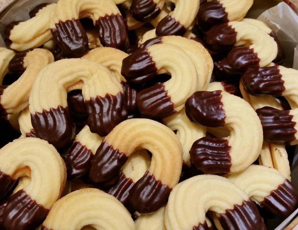 Mürbes Spritzgebäck Mürbes Spritzgebäck