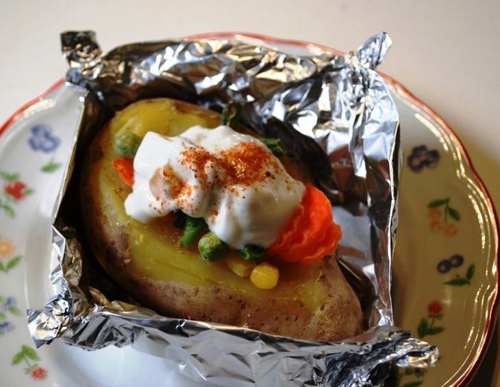 Überbackene Kartoffeln Überbackene Kartoffeln