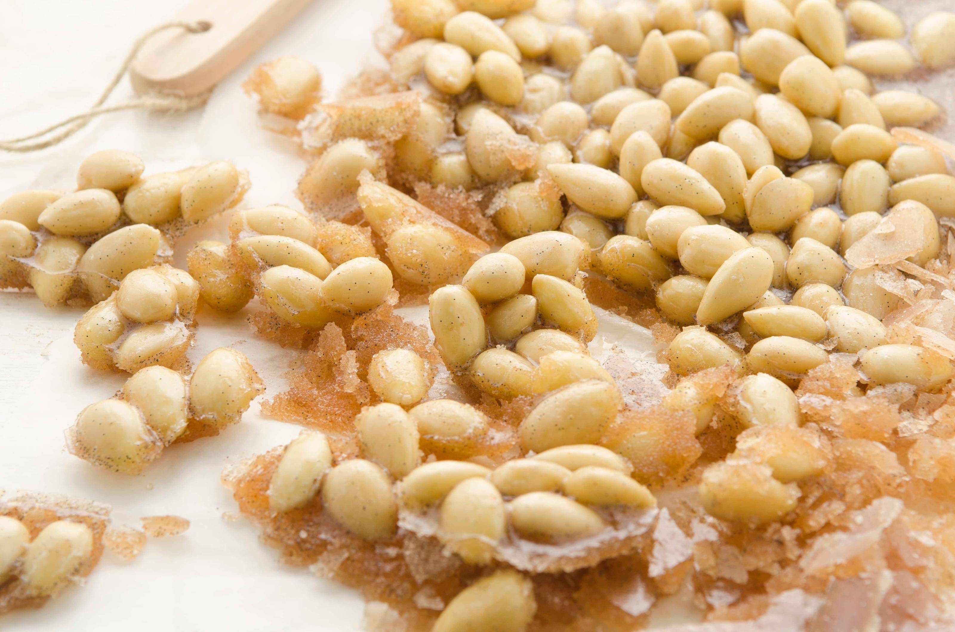 Karamellisierte Vanille-Mandeln Rezept