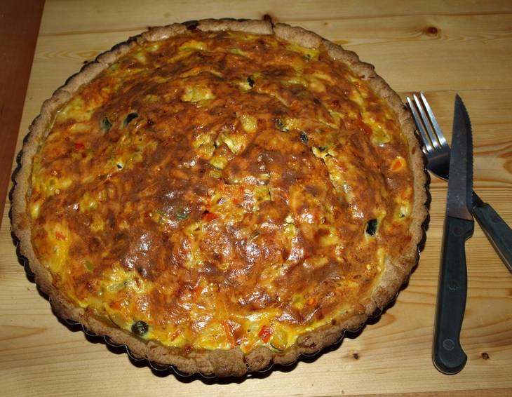 Vollkorn-Gemüse-Quiche