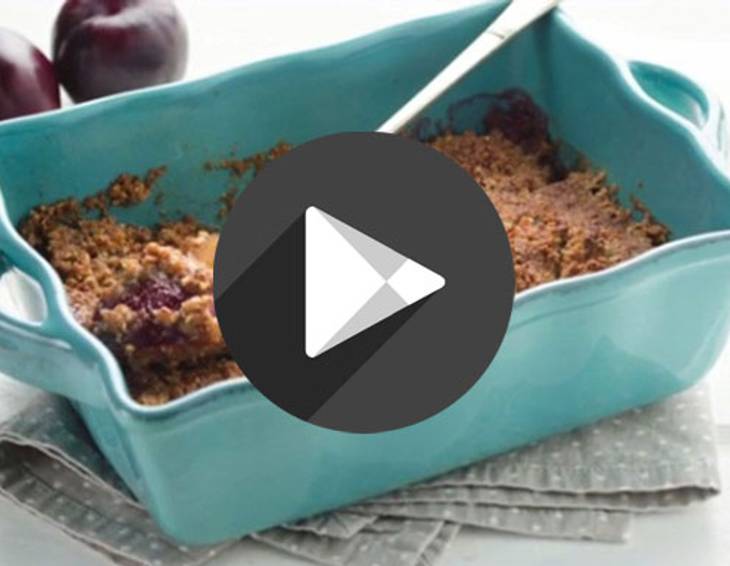 Video - Zwetschken-Keks-Crumble