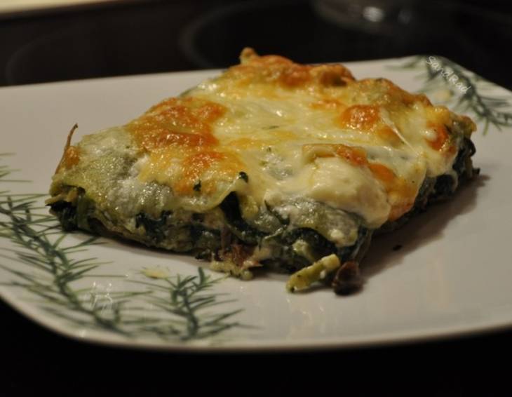 Spinat-Schwammerl-Lasagne Spinat-Schwammerl-Lasagne