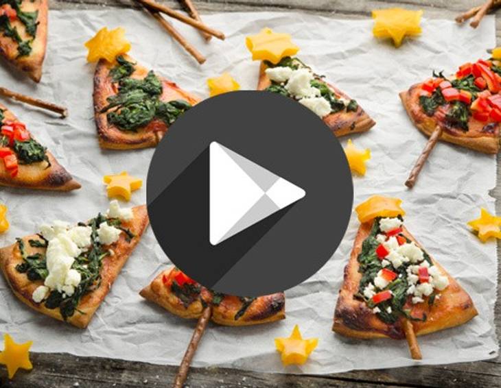Video - Pizza-Weihnachtsbäume