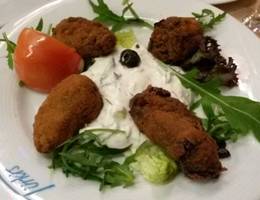 Gebackene Melanzaniröllchen Gebackene Melanzaniröllchen