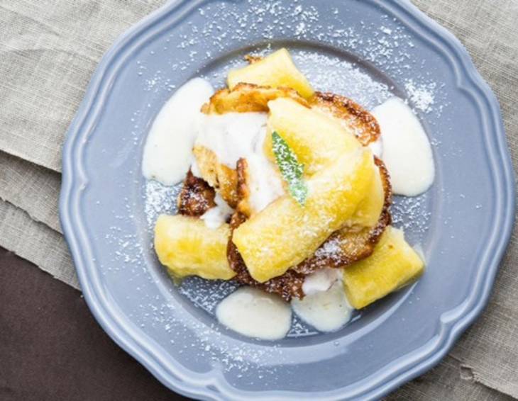 Pancakes mit Bananenröster Pancakes mit Bananenröster