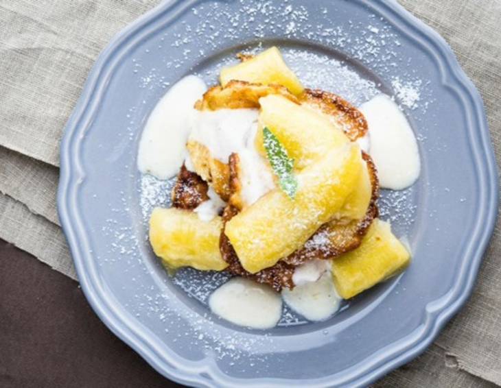 Pancakes mit Bananenröster