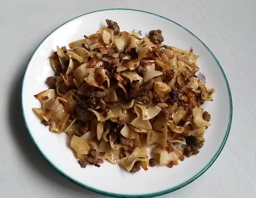 Schnelle Fleckerlpfanne Schnelle Fleckerlpfanne