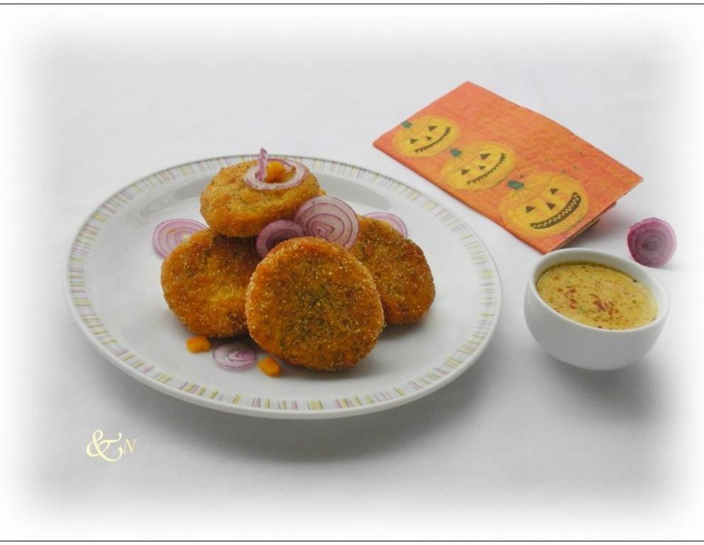 Gebackene Kürbislaibchen Gebackene Kürbislaibchen