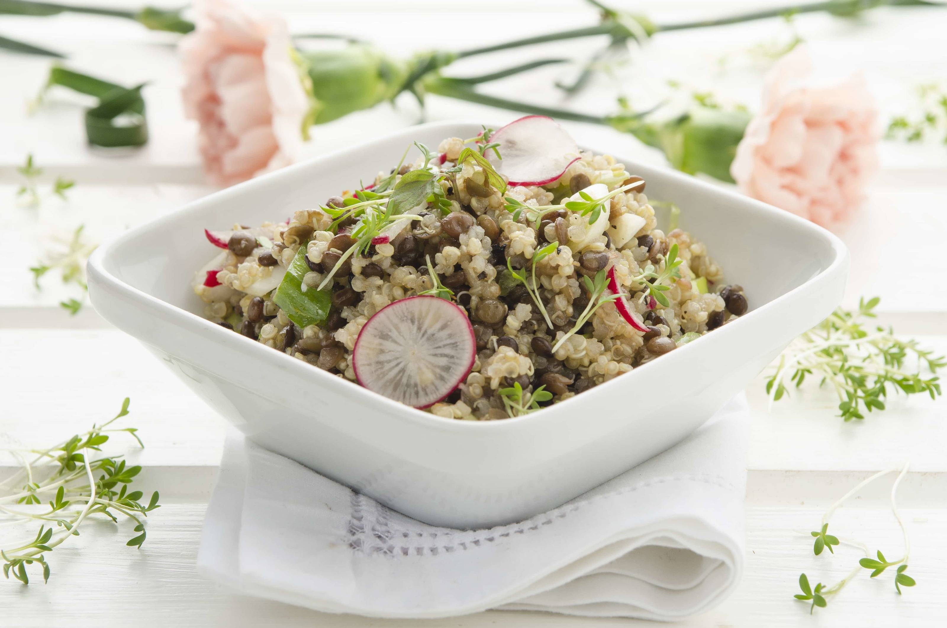 Quinoa-Linsen-Salat 