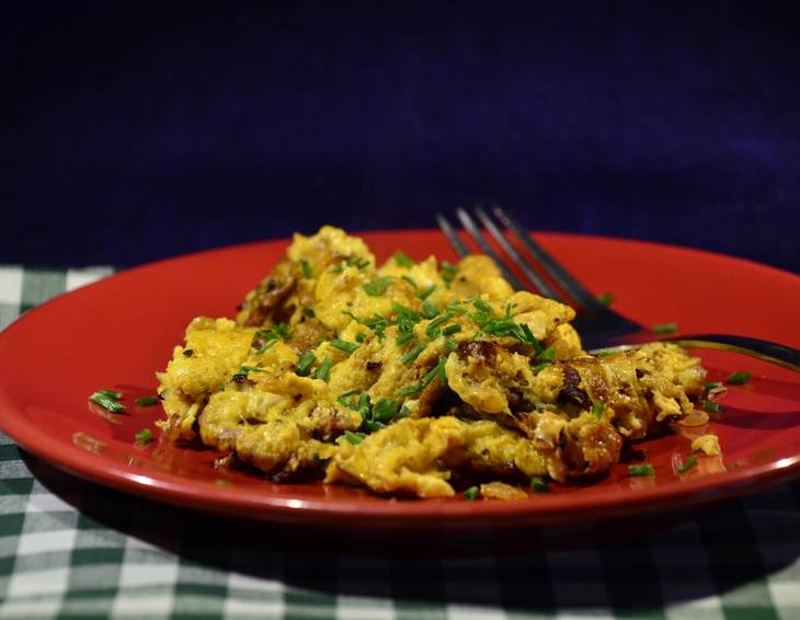 Eierspeis mit Speck Eierspeis mit Speck