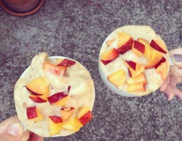 Nektarinen-Vanille Eis Nektarinen-Vanille Eis