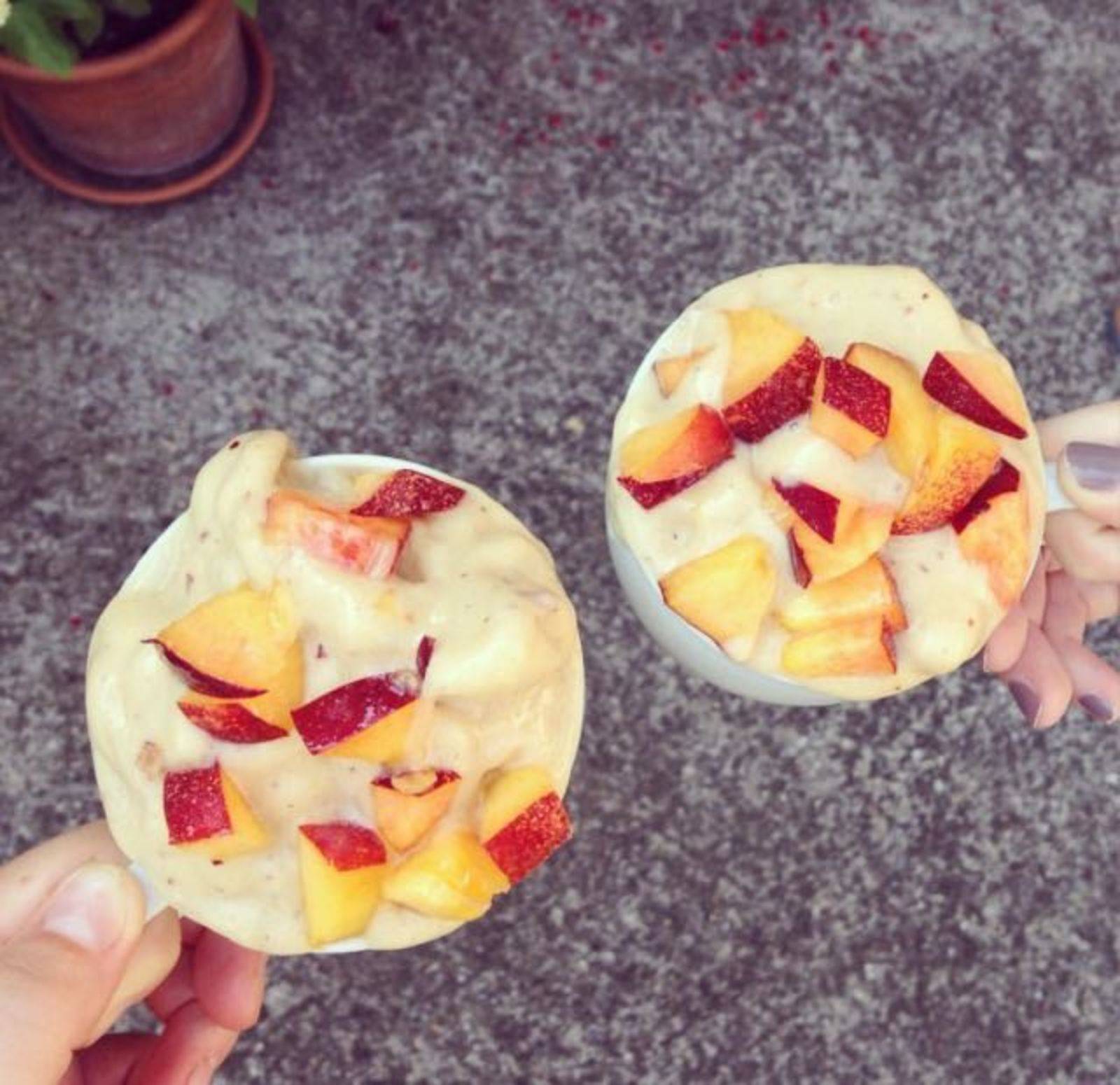 Nektarinen-Vanille Eis Rezept - ichkoche.at Nektarinen-Vanille Eis Rezept - ichkoche.at