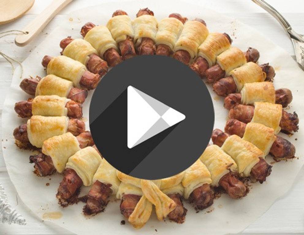 Ein Würstelkränzchen! Ein Würstelkränzchen!