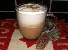 Winterlicher Café Latte