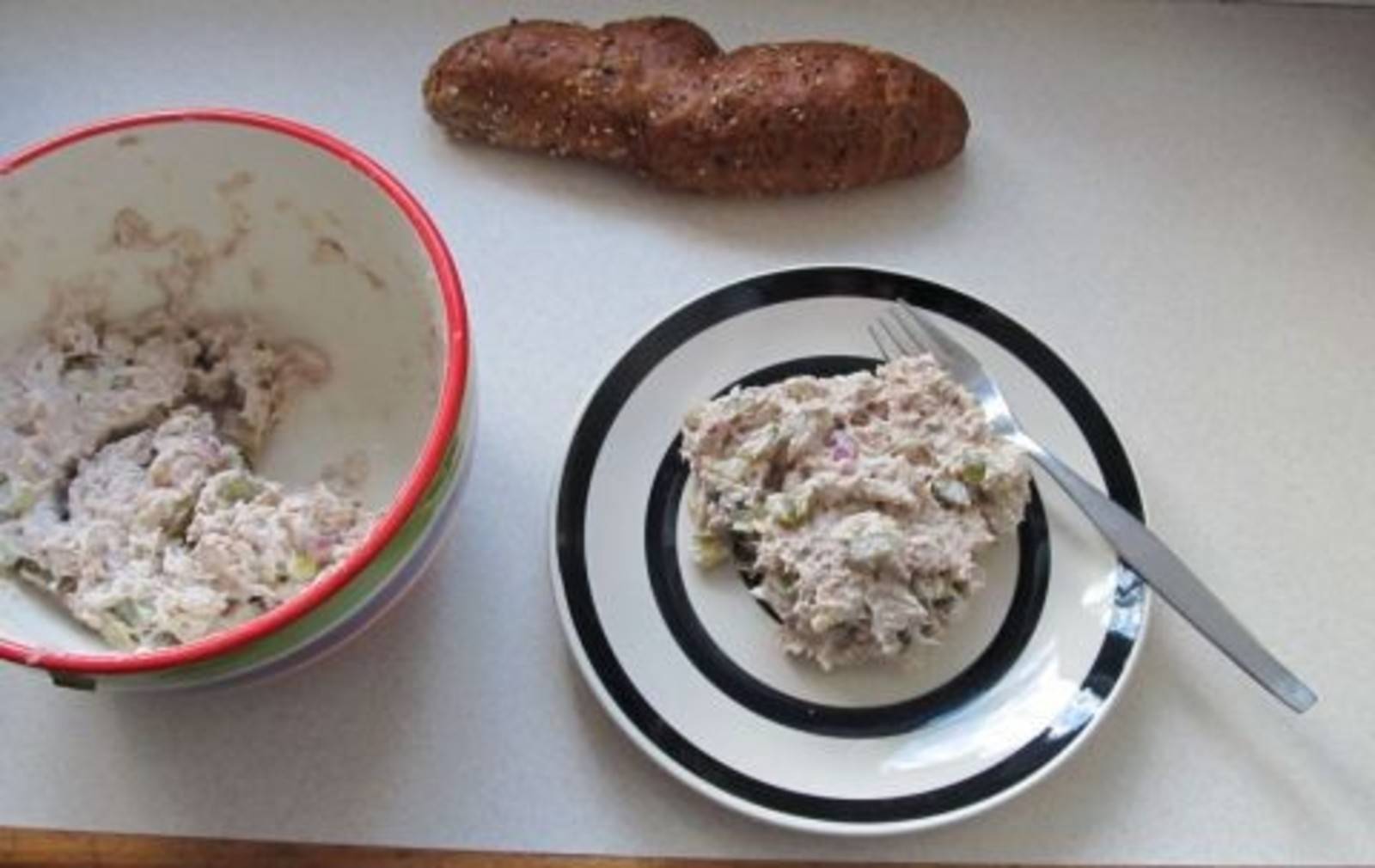 thunfischsalat mit ei und mayonnaise