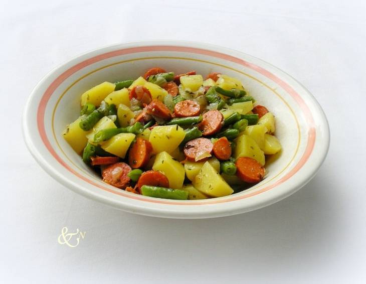 Erdäpfel-Fisolen-Topf Erdäpfel-Fisolen-Topf