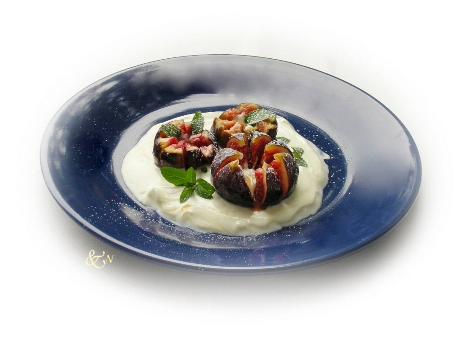 Feigen auf Cognac-Creme Rezept - ichkoche.de Feigen auf Cognac-Creme Rezept - ichkoche.de